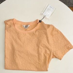 Eleven Paris Crackle Short Sleeve T-Shirt Coral Sand Men’s Size Medium New